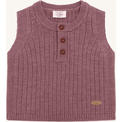 Hust & Claire HCEdi Wool Rib Knit Knitwear 3863 Pale Mauve
