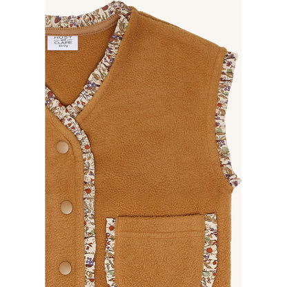 Hust & Claire HCElla Fleece Vest Waistcoat 3557 Chipmunk