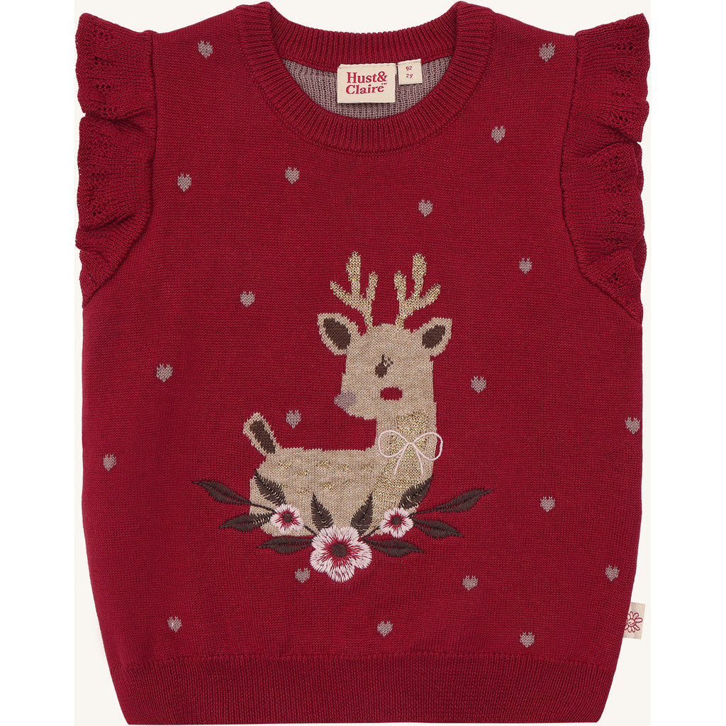 Hust & Claire HCEllie Knitwear 3379 Teaberry