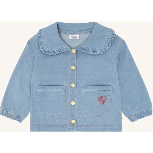 Hust & Claire HCEly  Dotty denim Jacket 33 Blue Denim