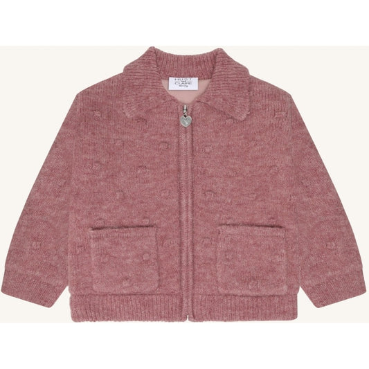 Hust & Claire HCEmi Knit Jacket Knitwear 3875 Heather