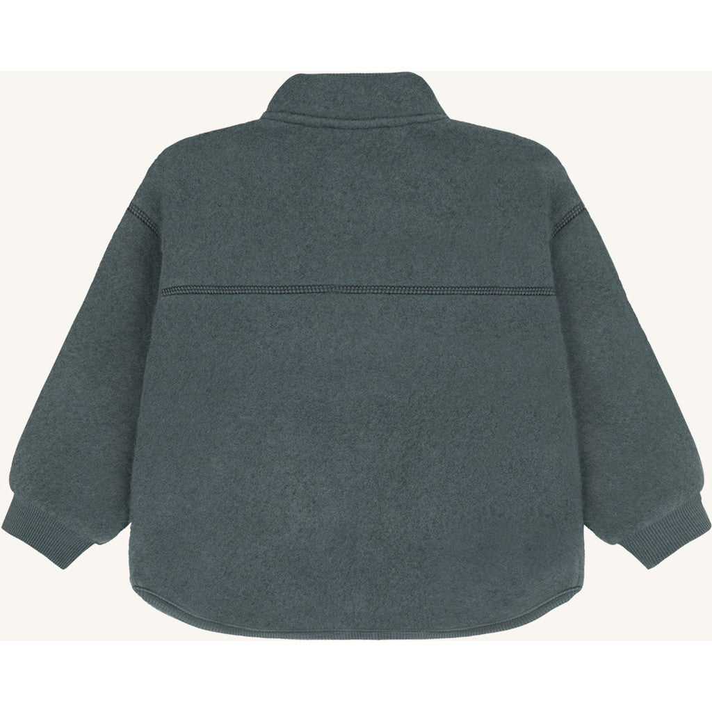 Hust & Claire HCEmi Zip Jacket Wool Fleece Jacket 3484 Balsam Green