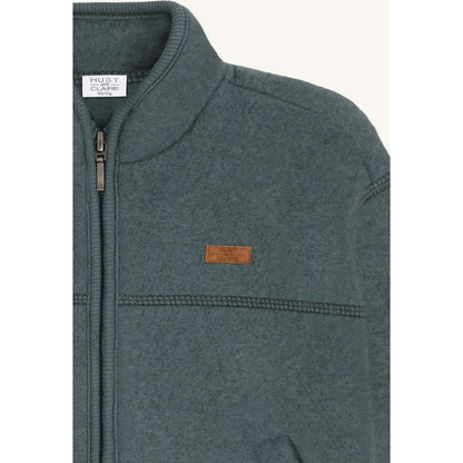 Hust & Claire HCEmi Zip Jacket Wool Fleece Jacket 3484 Balsam Green