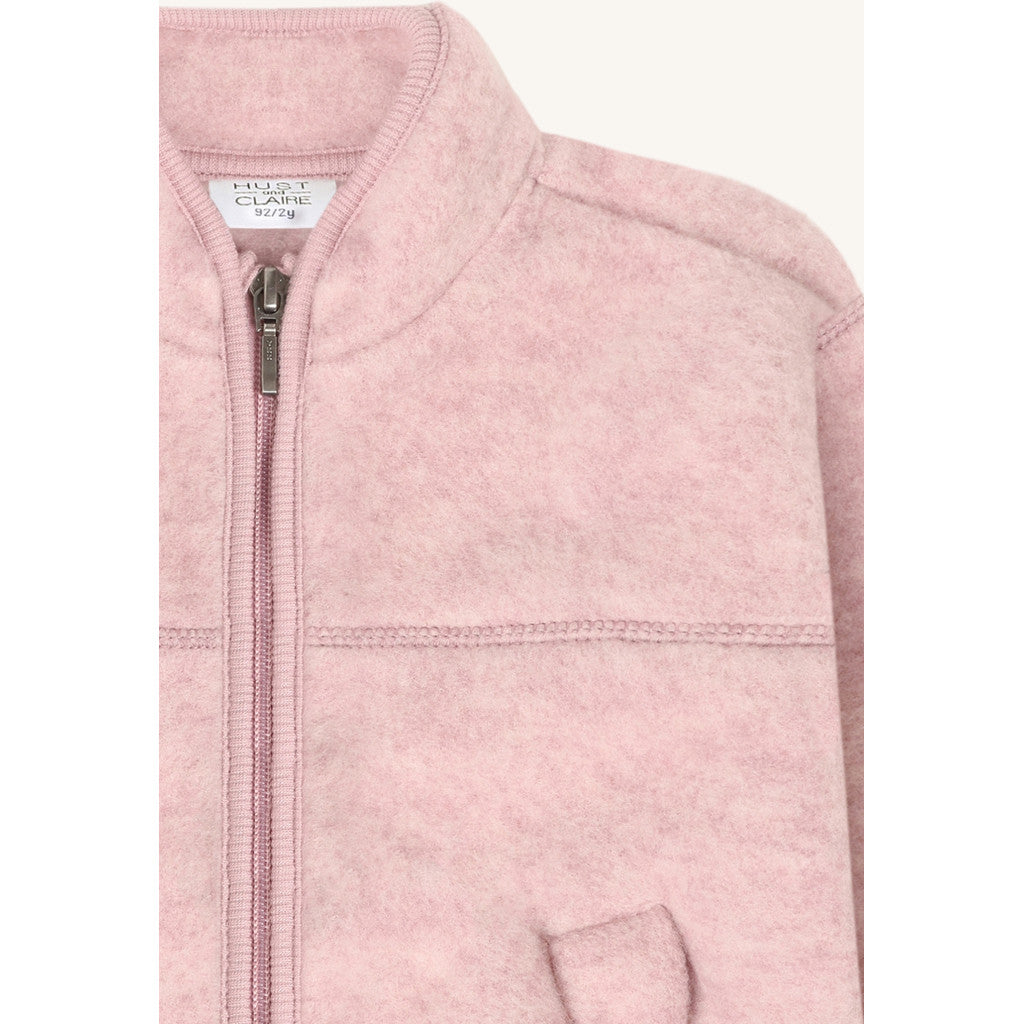 Hust & Claire HCEmi Zip Jacket Wool Fleece Jacket 3875 Heather