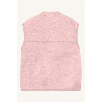 Hust & Claire HCEmilo Zip Wool Waistcoat 3875 Heather