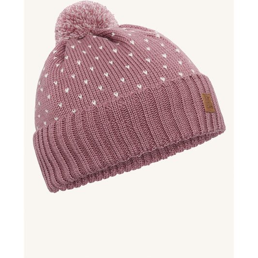 Hust & Claire HCFalke Knit Dot Hat 3863 Pale Mauve