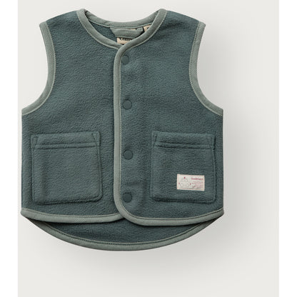 Hust & Claire HCFleece Vest Waistcoat 3484 Balsam Green