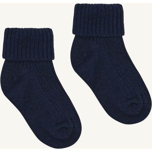 Hust & Claire HCFlosi 2-Pack Socks Wool-Bamboo Blend Socks 4150 More Navy
