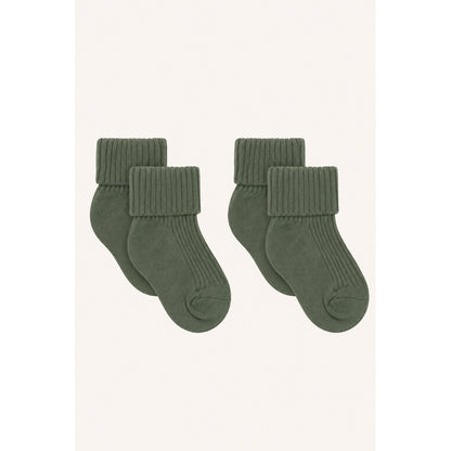 Hust & Claire HCFlosi 2-Pack Socks Wool-Bamboo Blend Socks 3484 Balsam Green