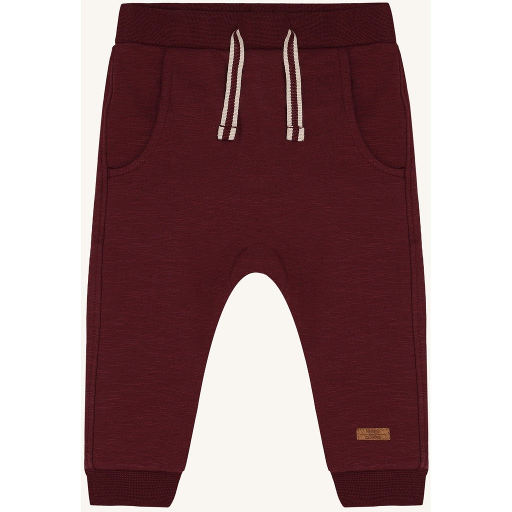 Hust & Claire HCGeorgey Solid Brushed Jogging Trousers 4361 Red Chocolate