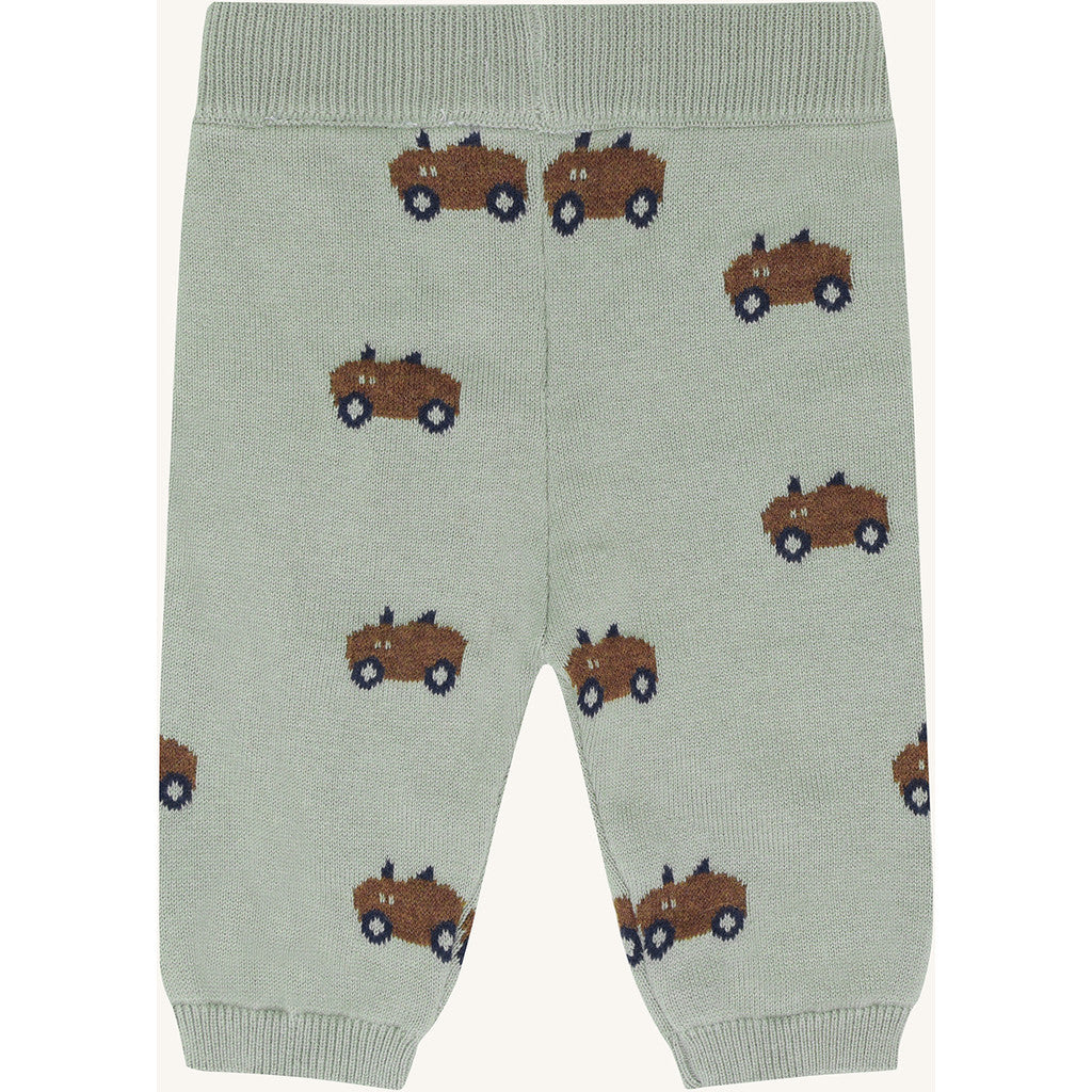 Hust & Claire HCGer Jacquard Trousers 4440 Forest Fog