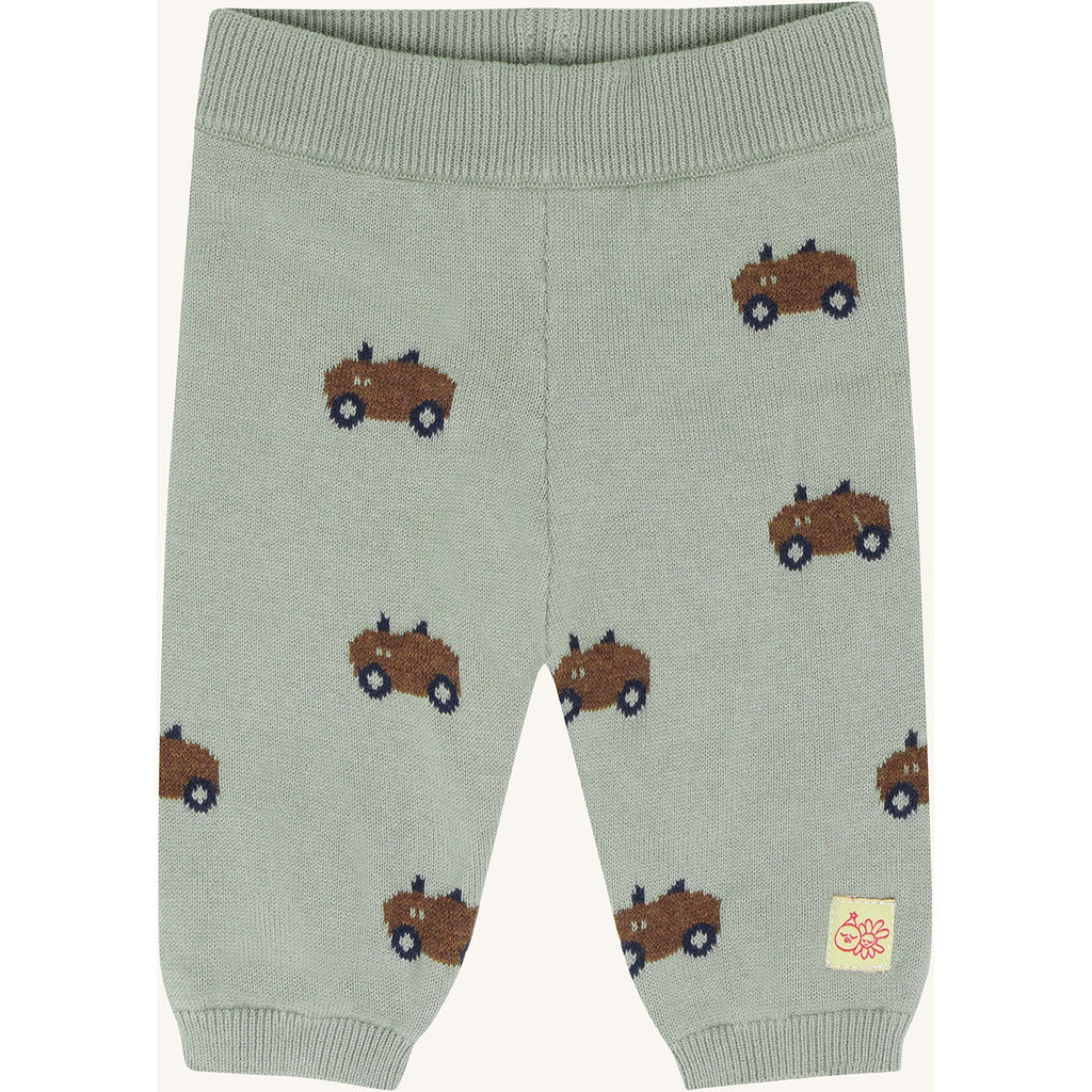 Hust & Claire HCGer Jacquard Trousers 4440 Forest Fog