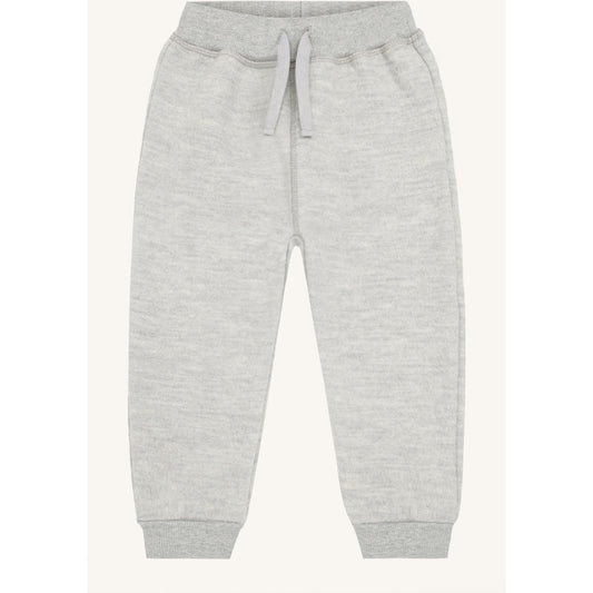 Hust & Claire HCGia Boiled Wool Jogging Trousers 1201 Light Grey Melange