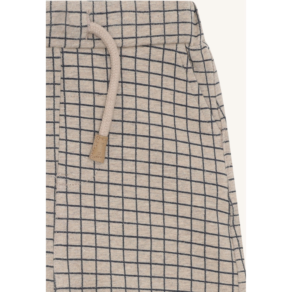 Hust & Claire HCGordon Check Jogging Trousers 3554 Biscuit