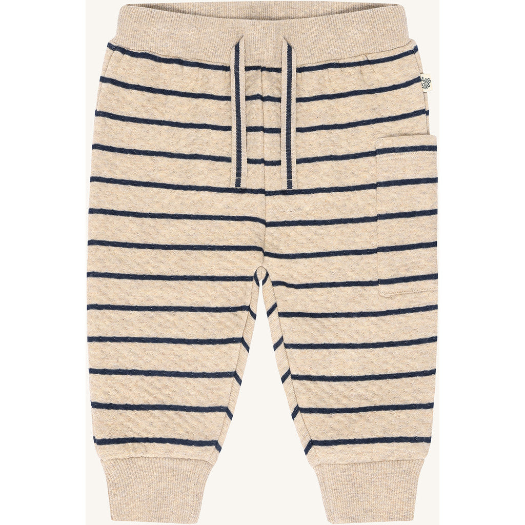 Hust & Claire HCGordon Striped Jogging Trousers 3554 Biscuit