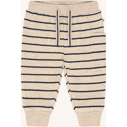Hust & Claire HCGordon Striped Jogging Trousers 3554 Biscuit