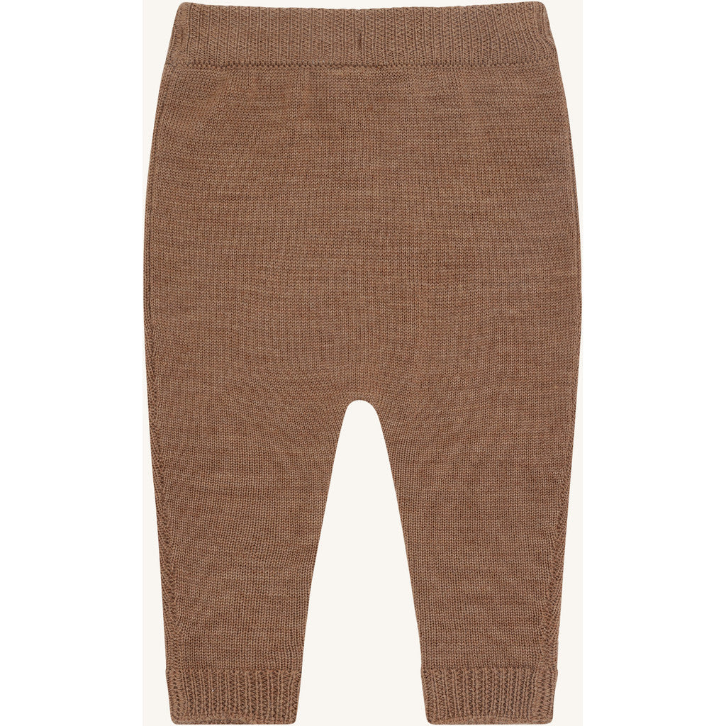 Hust & Claire HCGuri Wool Knit Trousers 4536 Coca Mocha