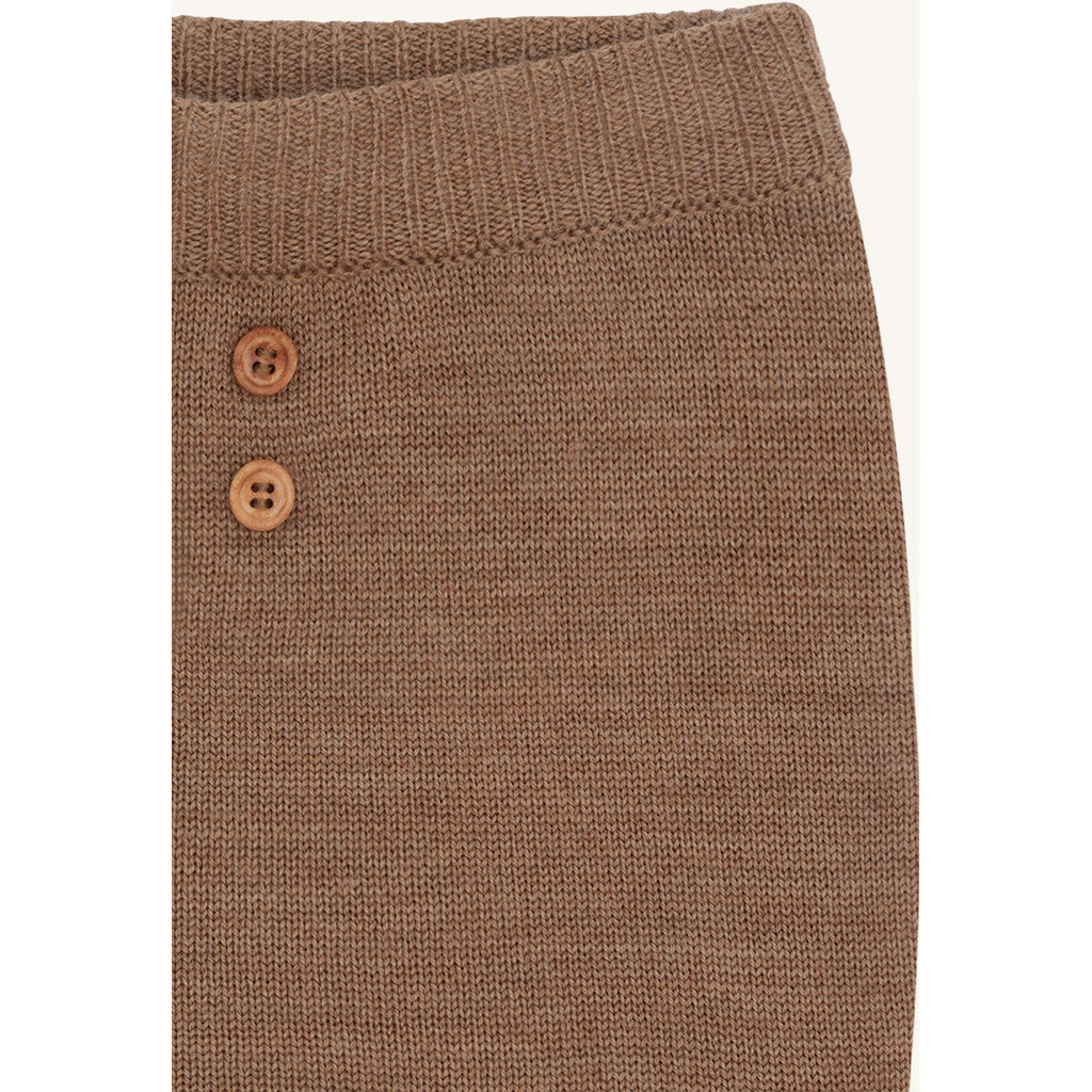 Hust & Claire HCGuri Wool Knit Trousers 4536 Coca Mocha