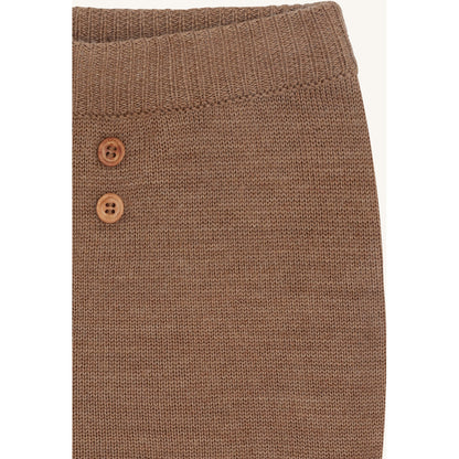 Hust & Claire HCGuri Wool Knit Trousers 4536 Coca Mocha