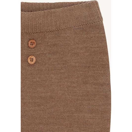 Hust & Claire HCGuri Wool Knit Trousers 4536 Coca Mocha