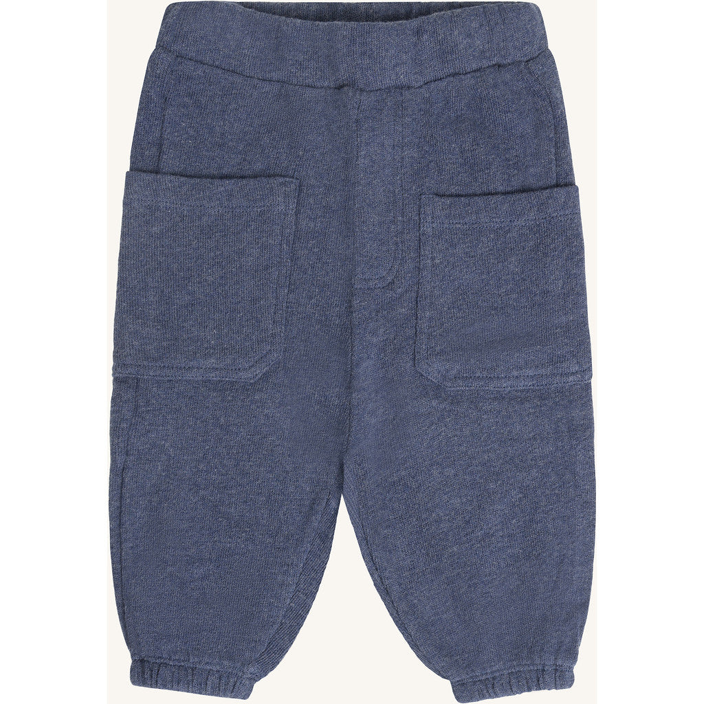 Hust & Claire HCGus Fine knit Jogging Trousers 3180 Vintage Indigo