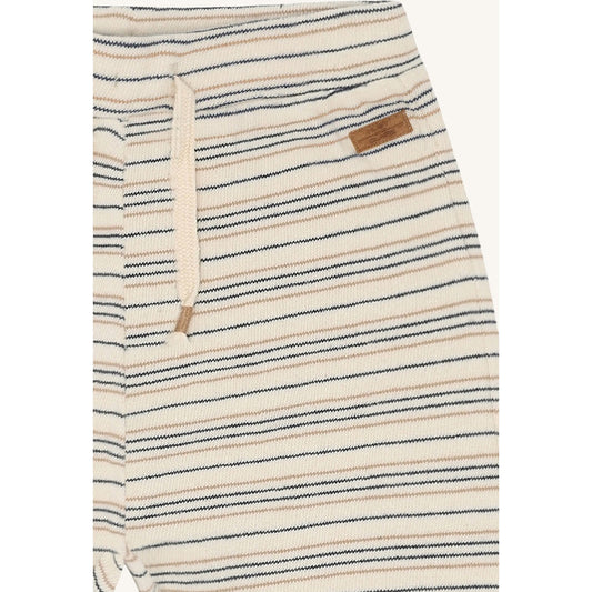 Hust & Claire HCGus Fine striped knit Trousers 3272 Snow White