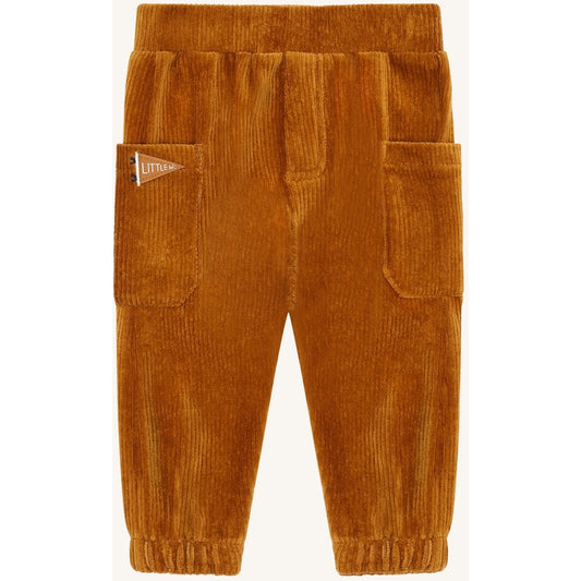 Hust & Claire HCGus Ribbed velour Jogging Trousers 3022 Squirrel