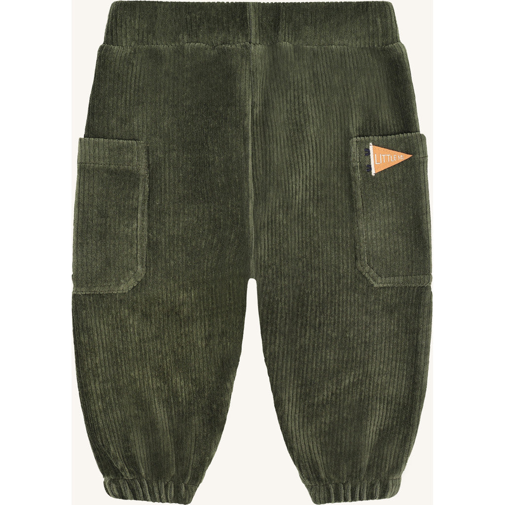 Hust & Claire HCGus Ribbed velour Jogging Trousers 3461 Deep Ivy