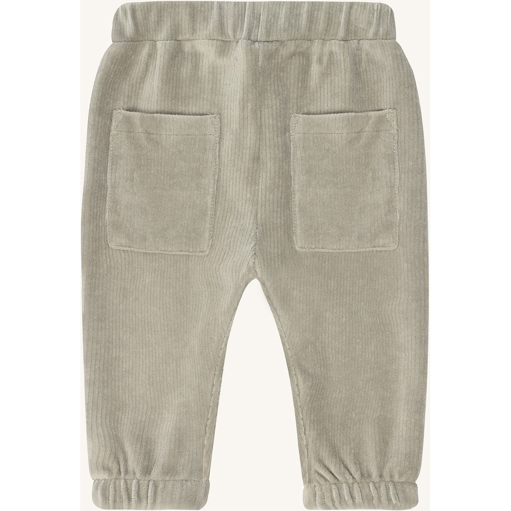 Hust & Claire HCGus Ribbed velour Jogging Trousers 4440 Forest Fog