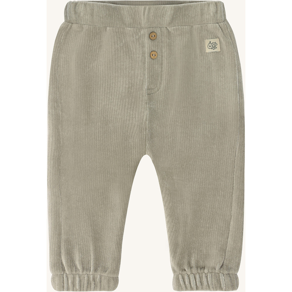 Hust & Claire HCGus Ribbed velour Jogging Trousers 4440 Forest Fog