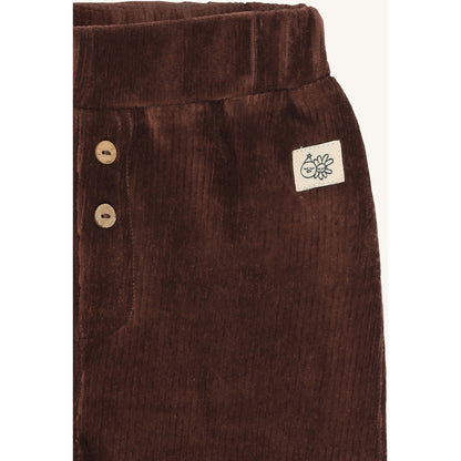 Hust & Claire HCGus Ribbed velour Jogging Trousers 4575 Soil