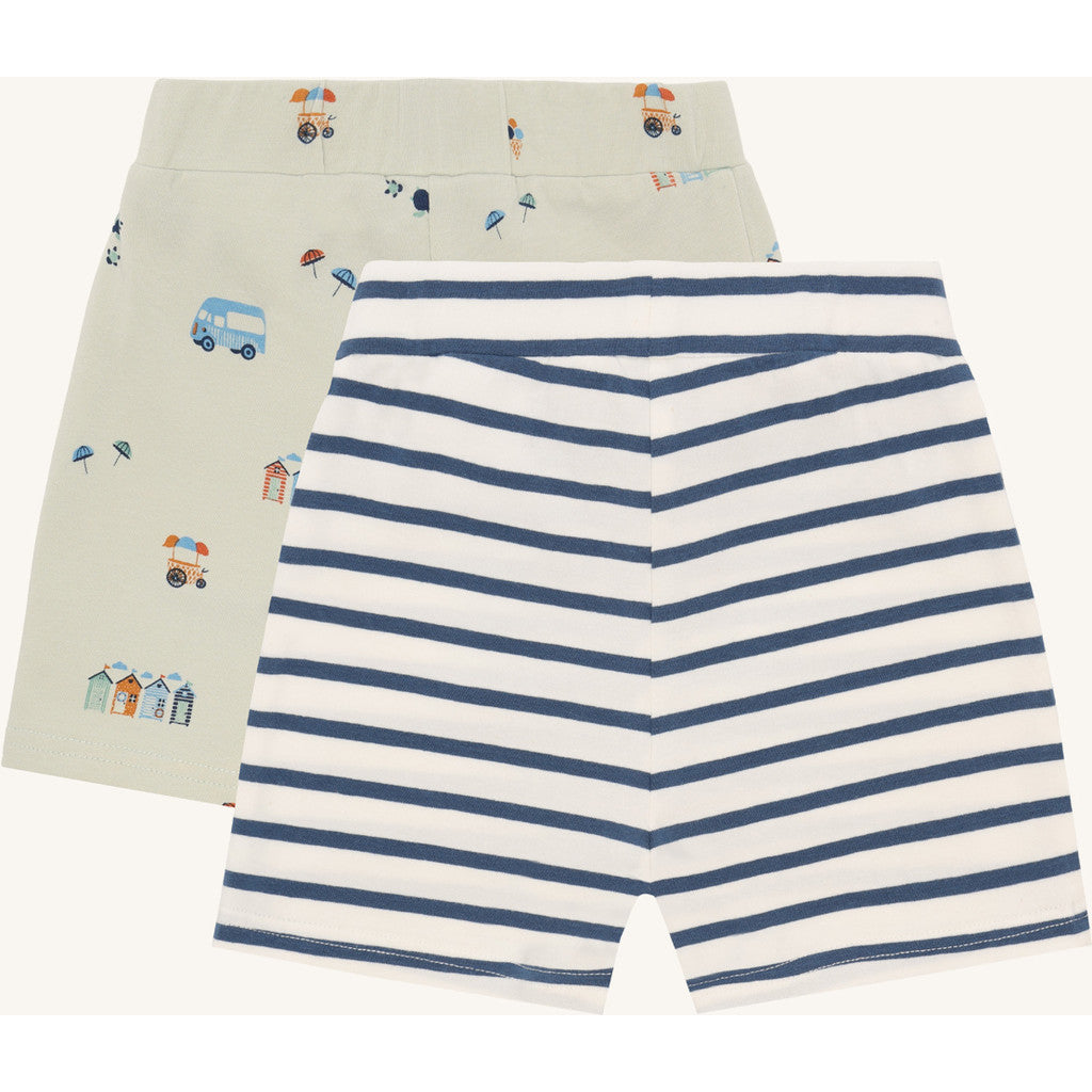 Hust & Claire HCHau 2-pack Holiday Shorts 3901 Green Foam