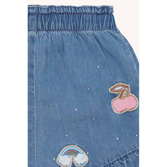 Hust & Claire HCHelena Sparkling Shorts 33 Blue Denim