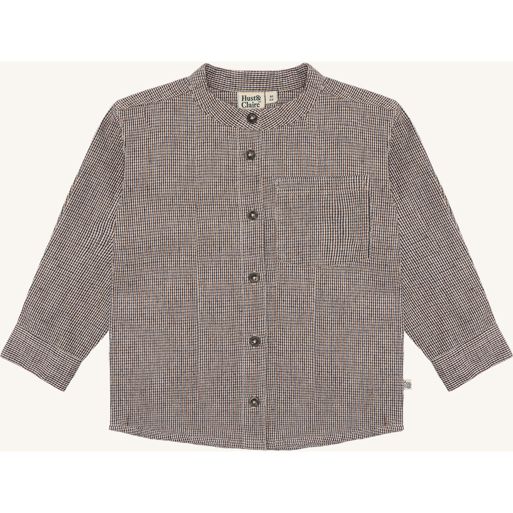 Hust & Claire HCJack Harry check Shirts 4501 French Oak