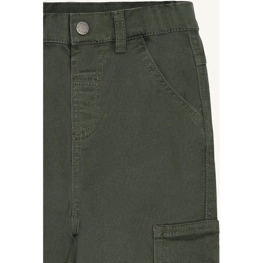 Hust & Claire HCJames Peached Canvas Trousers 3461 Deep Ivy