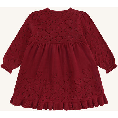 Hust & Claire HCKarina Pointelle Dresses 3379 Teaberry