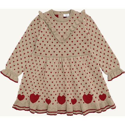 Hust & Claire HCKarina hearts Dresses 3554 Biscuit