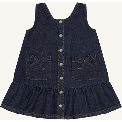 Hust & Claire HCKaroline Denim Dresses 86 Dark Blue Denim