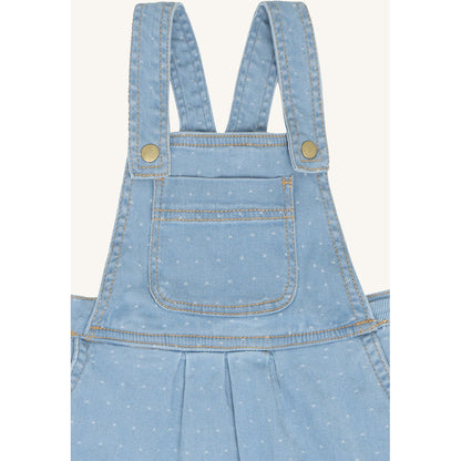Hust & Claire HCKaroline  Dotty denim Dresses 33 Blue Denim