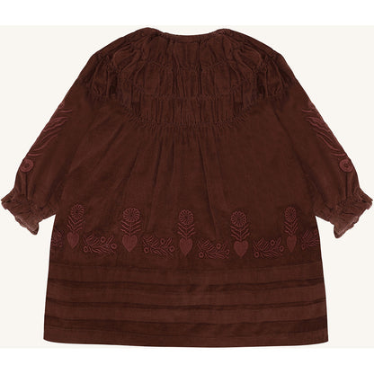 Hust & Claire HCKaroline Folk Dresses 4575 Soil