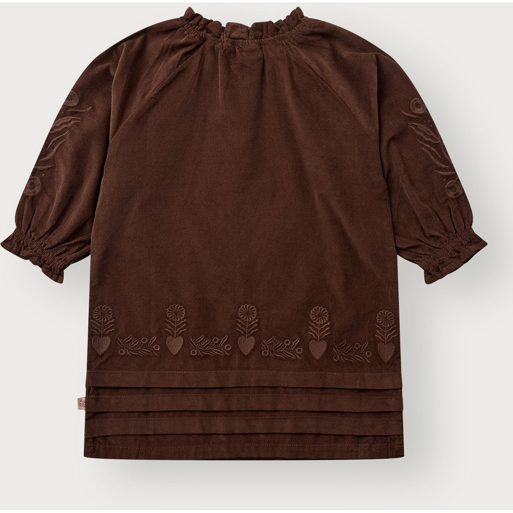 Hust & Claire HCKaroline Folk Dresses 4575 Soil