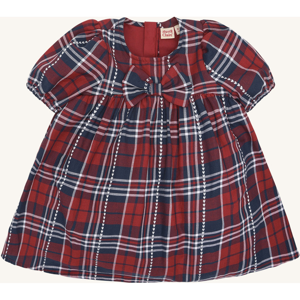 Hust & Claire HCKaroline Heart check Dresses 3379 Teaberry