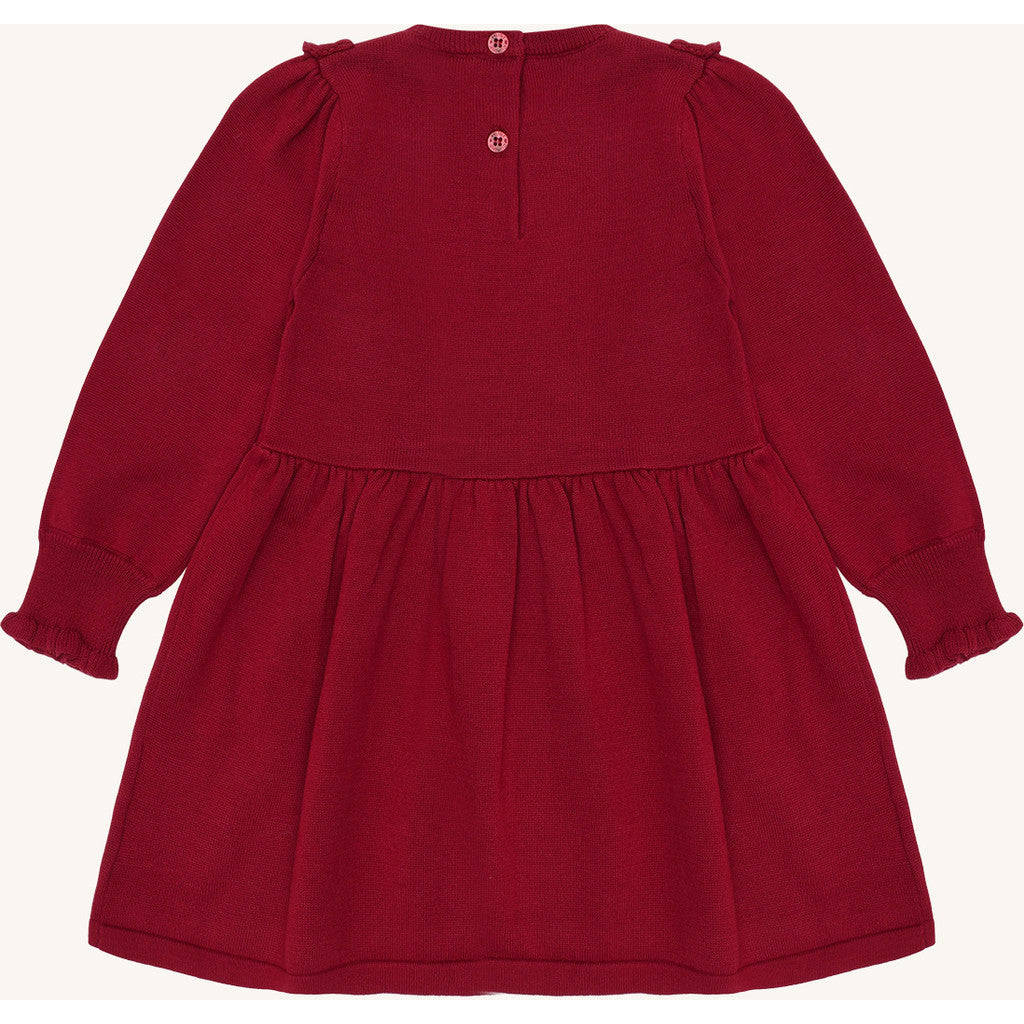 Hust & Claire HCKaroline Knit dress Solid Dresses 3379 Teaberry