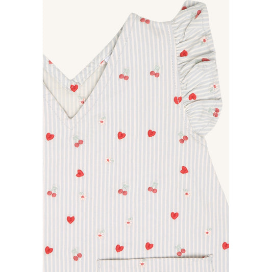 Hust & Claire HCKaroline Stripes Dresses 4106 A Bit Blue