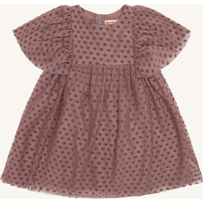 Hust & Claire HCKaroline Tulle dress Dresses 3899 Mauve