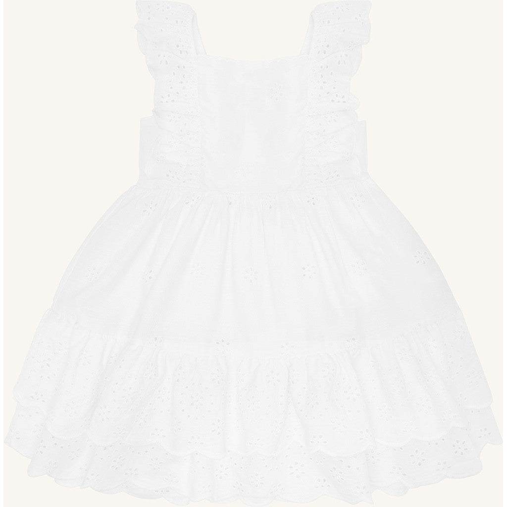 Hust & Claire HCKaroline embroidery Dresses 3246 White
