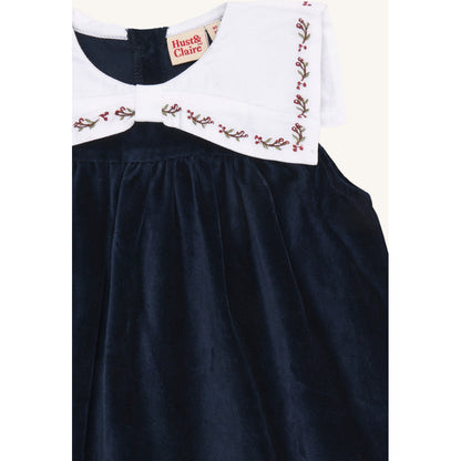 Hust & Claire HCKatinka collar Dresses 4150 More Navy