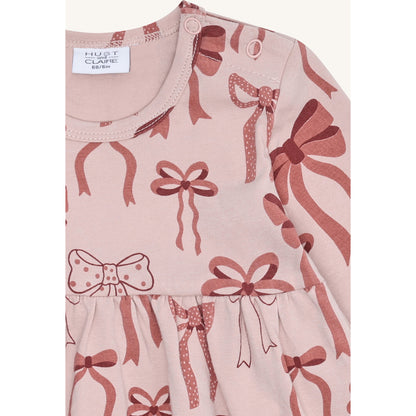 Hust & Claire HCKis Bows Dresses 3735 Adobe Rose