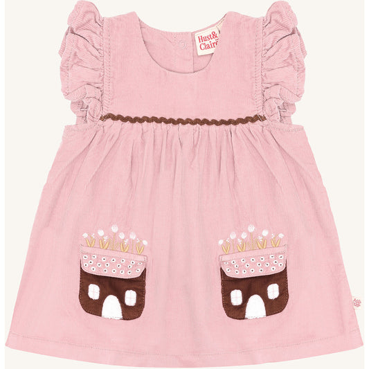 Hust & Claire HCKis Corduroy Dresses 3875 Heather