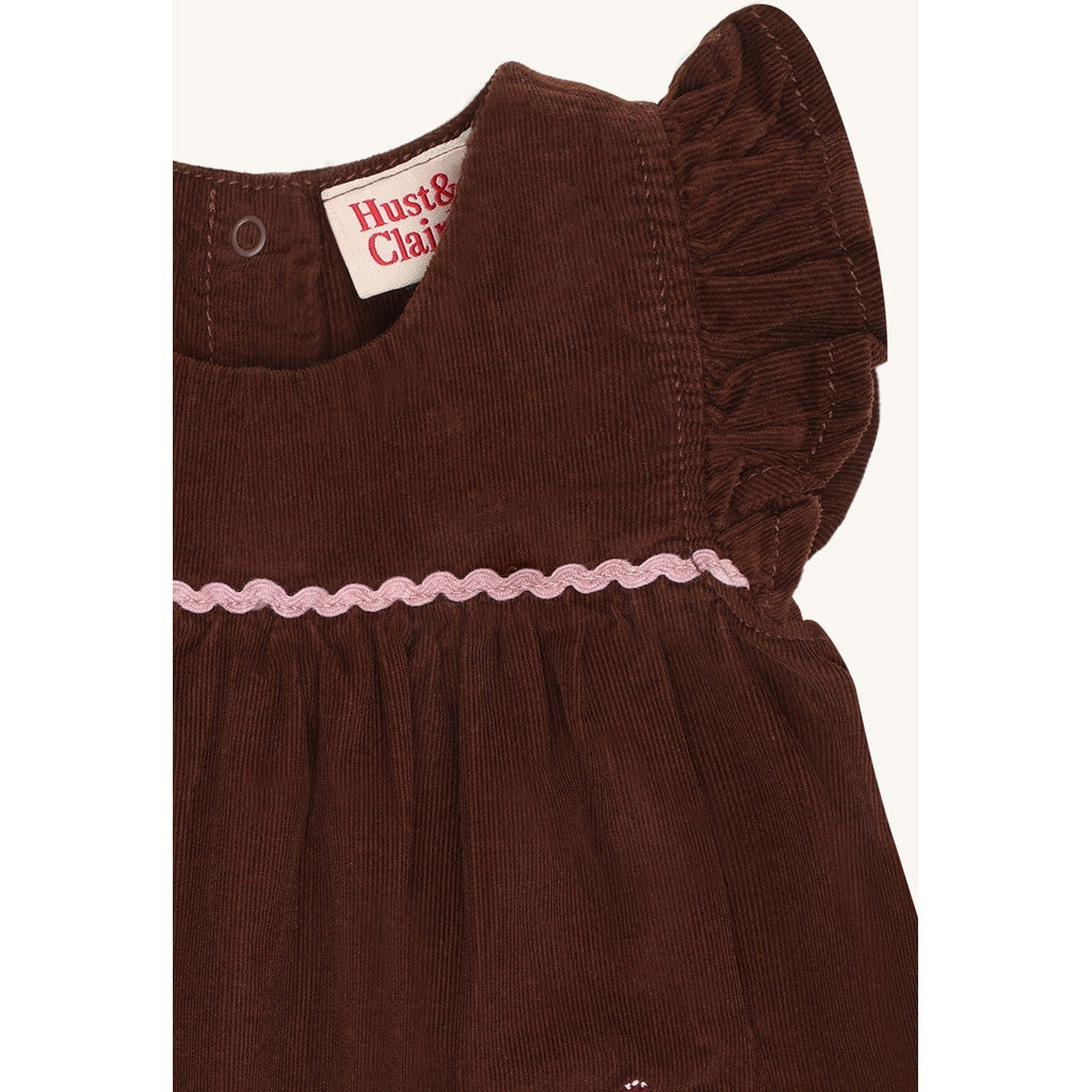 Hust & Claire HCKis Corduroy Dresses 4575 Soil
